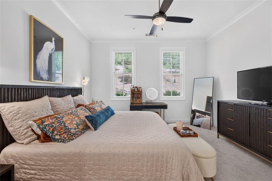 Furnished interior view inside a new home in , Peachtree Corners (Image 33). Furnished interior view inside a new home in , Peachtree Corners (Image 33).