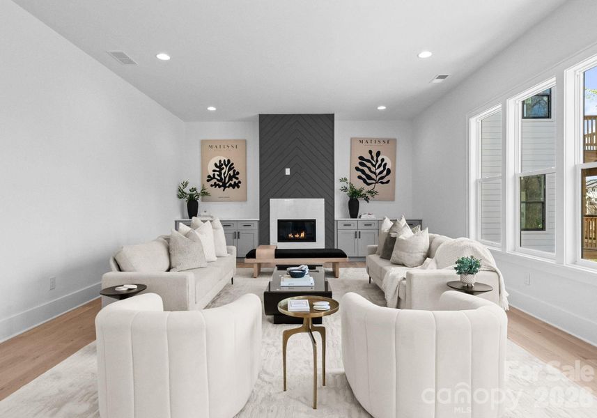 Furnished interior view inside a new home in , Charlotte (Image 6).