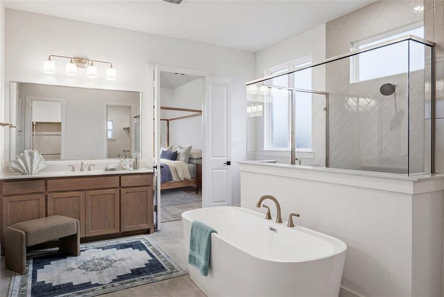 Furnished interior view inside a new home in The Arbors at Lakewood Village, Lakewood Village (Image 17). Furnished interior view inside a new home in The Arbors at Lakewood Village, Lakewood Village (Image 17).