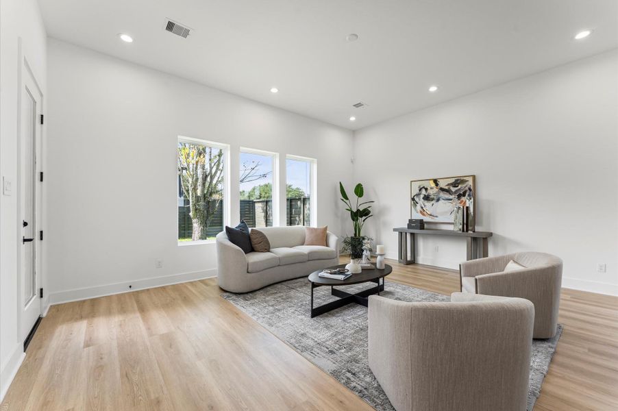 Furnished interior view inside a new home in , Missouri City (Image 12). Furnished interior view inside a new home in , Missouri City (Image 12).