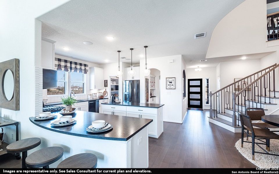 Furnished interior view inside a new home in Megan's Landing, Castroville (Image 6). Furnished interior view inside a new home in Megan's Landing, Castroville (Image 6).