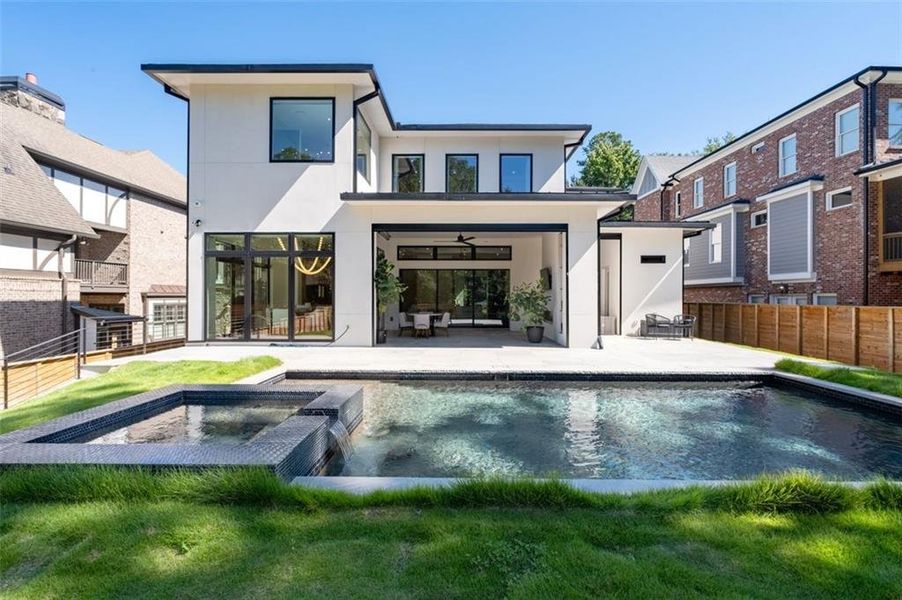 Front exterior of a new home in , Atlanta, GA, highlighting curb appeal (Image 18).