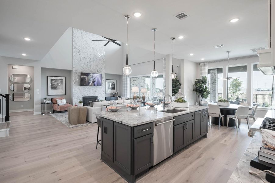 Furnished interior view inside a new home in , Cypress (Image 3). Furnished interior view inside a new home in , Cypress (Image 3).