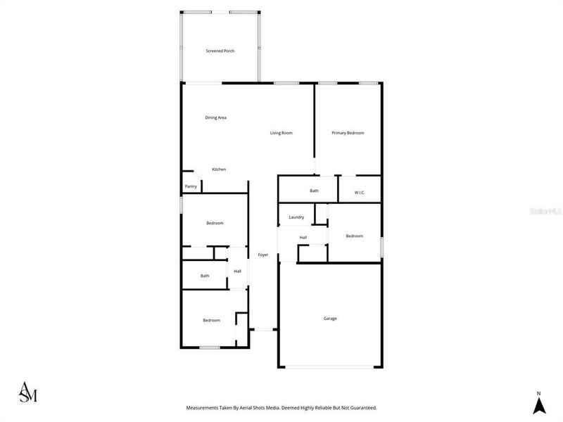 2D floor plan layout of this home in Laurel Glen, Haines City, FL (Image 5).