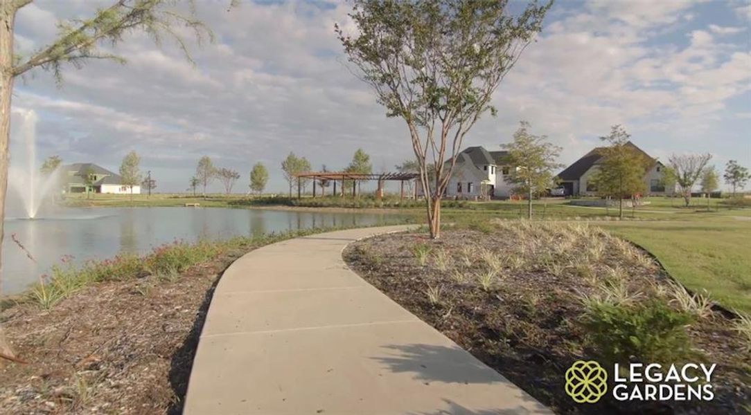 With walking paths and green space throughout the community, Legacy Gardens is the perfect place for your family to call home!