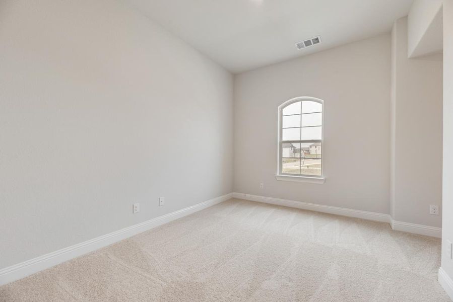 Representative unfurnished interior of a home built from the Royal Martinique by Grand Homes in Prairie Ridge, Venus (Image 21). Representative unfurnished interior of a home built from the Royal Martinique by Grand Homes in Prairie Ridge, Venus (Image 21).