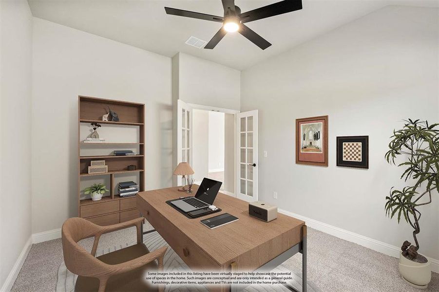 Furnished interior view inside a new home in Eagle Glen 50, Alvarado (Image 7).