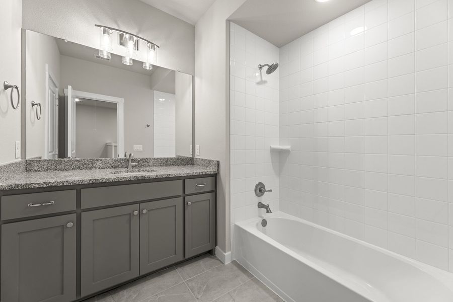 Furnished interior view inside a new home in Wildridge, Oak Point (Image 14).