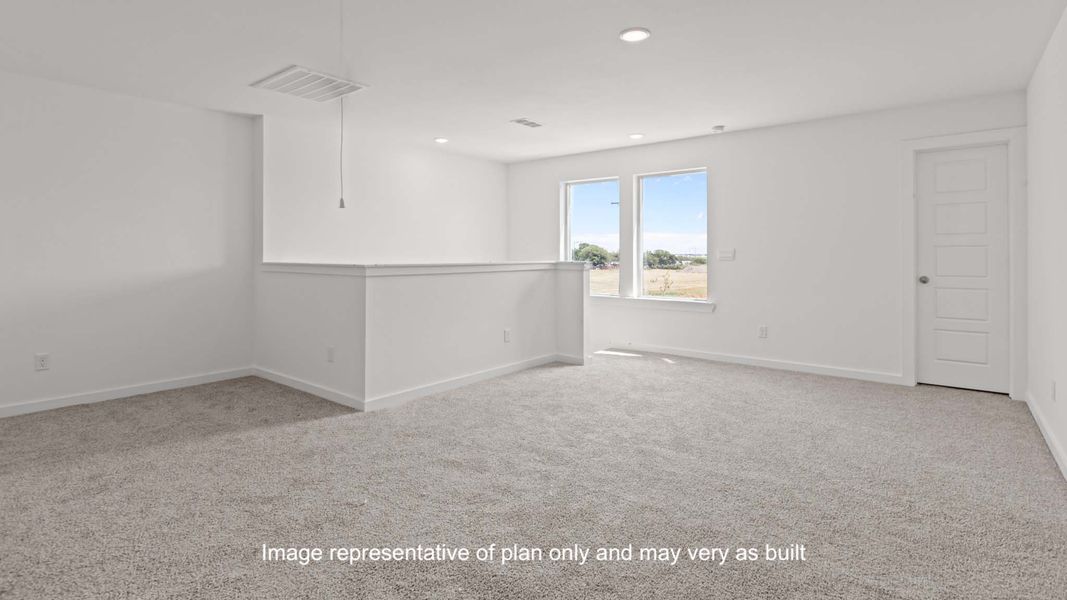 Spacious, unfurnished interior of a new home in Overlook West, Wolfforth (Image 20).