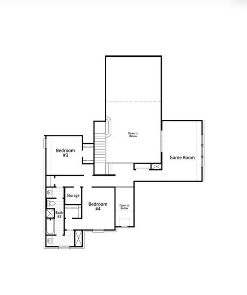 2D floor plan layout for the Millbeck by Highland Homes in Meraki: 70ft. lots, Forney, TX (Image 4). 2D floor plan layout for the Millbeck by Highland Homes in Meraki: 70ft. lots, Forney, TX (Image 4).
