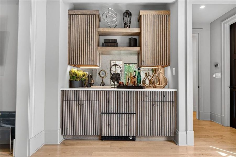 Furnished interior view inside a new home in , Atlanta (Image 64).