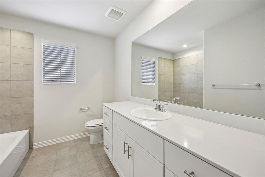 Photo is not of the actual home, but is an inspirational photo of builder’s model home and may depict options, furnishings, and/or decorator features that are not included.