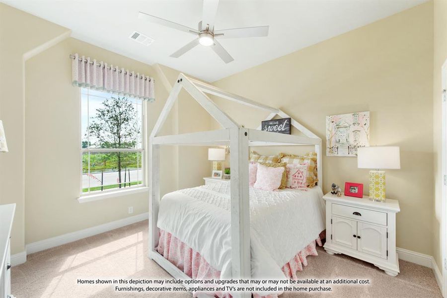 Furnished interior view inside a new home in Timberbrook, Justin (Image 20).
