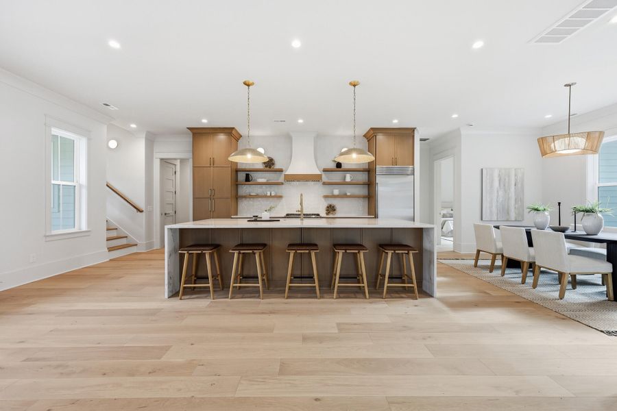 Furnished interior view inside a new home in , Mount Pleasant (Image 13).