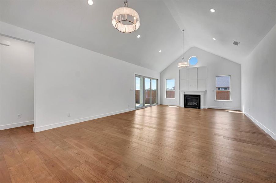 Spacious, unfurnished interior of a new home in Wellington, Haslet (Image 16).