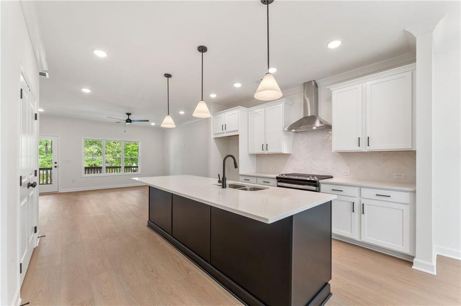 Furnished interior view inside a new home in Townes at South Main, Kennesaw (Image 11).