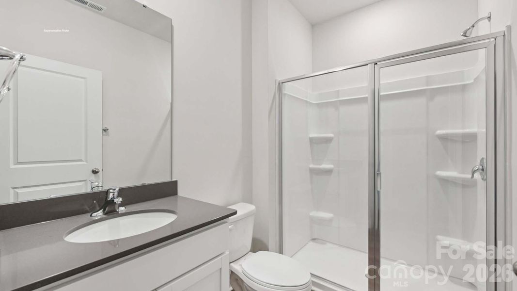 Furnished interior view inside a new home in Clark Creek Landing, Lincolnton (Image 10).