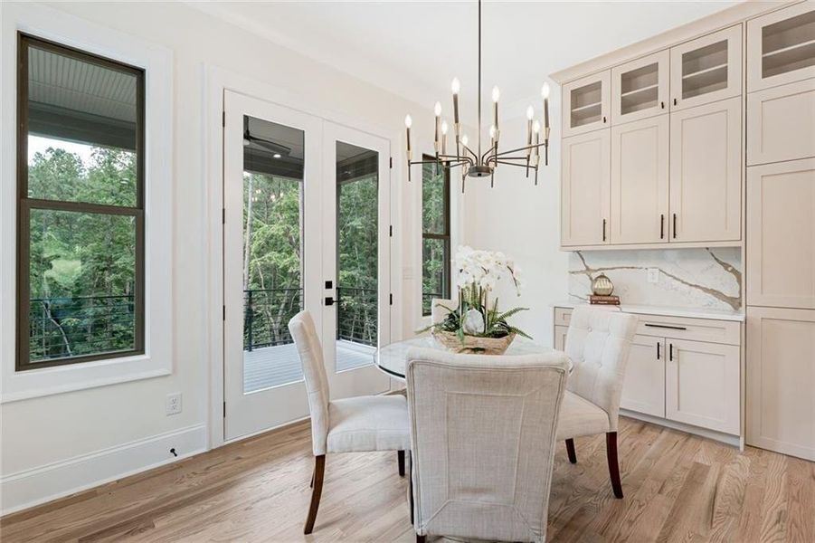 Furnished interior view inside a new home in , Buford (Image 13).