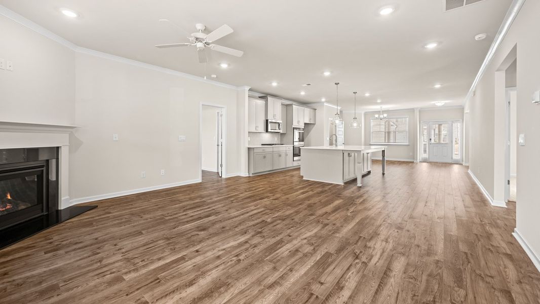 Spacious, unfurnished interior of a new home in The Gates at Pates Creek, Hampton (Image 18). Spacious, unfurnished interior of a new home in The Gates at Pates Creek, Hampton (Image 18).