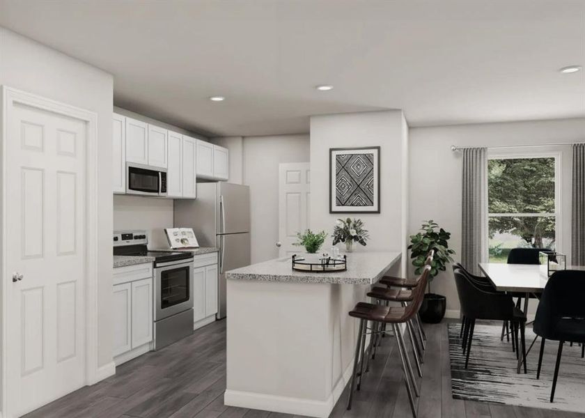 Furnished interior view inside a new home in Courtland Place, Cleburne (Image 5).