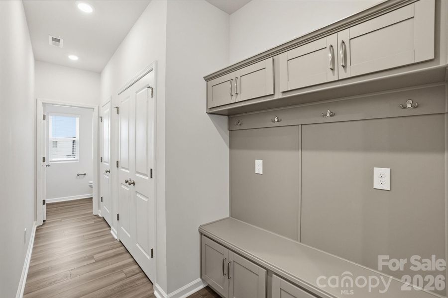 Furnished interior view inside a new home in Sloan Station, Charlotte (Image 9). Furnished interior view inside a new home in Sloan Station, Charlotte (Image 9).