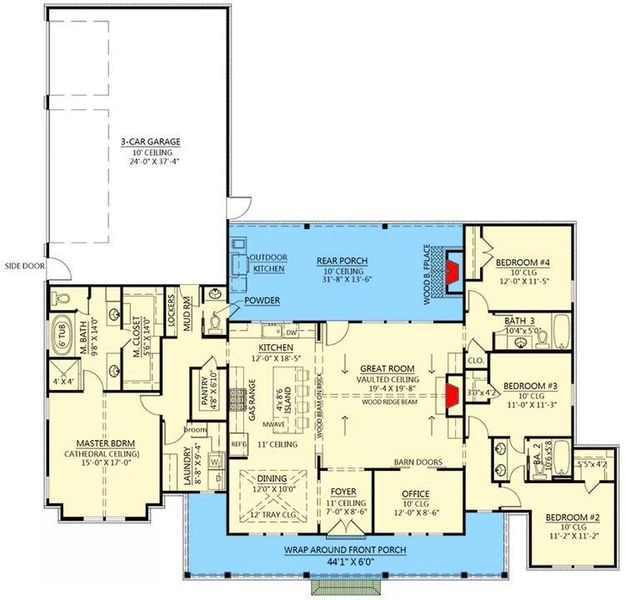 2D floor plan layout of this home in , Covington, GA (Image 3).