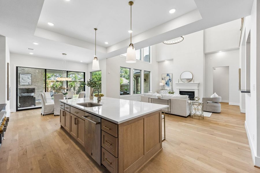 Furnished interior view inside a new home in , Houston (Image 6).