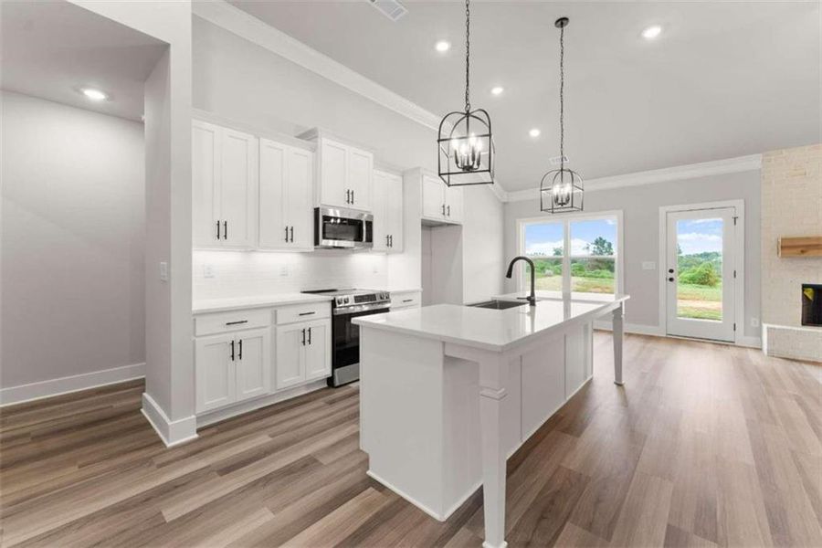 Furnished interior view inside a new home in , Maysville (Image 14). Furnished interior view inside a new home in , Maysville (Image 14).