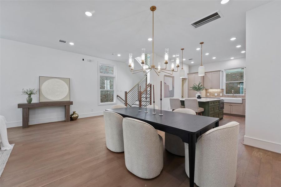 Furnished interior view inside a new home in , Houston (Image 24).