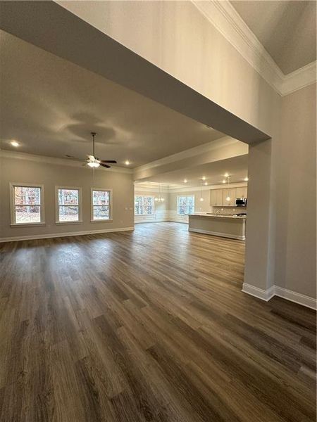 Spacious, unfurnished interior of a new home in Mirror Lake at South Harbour, Villa Rica (Image 11).