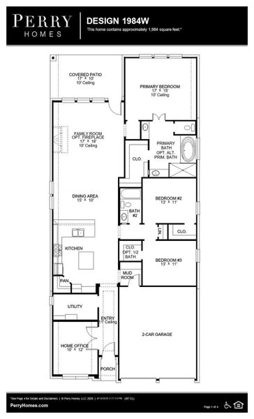 View of home floor plan