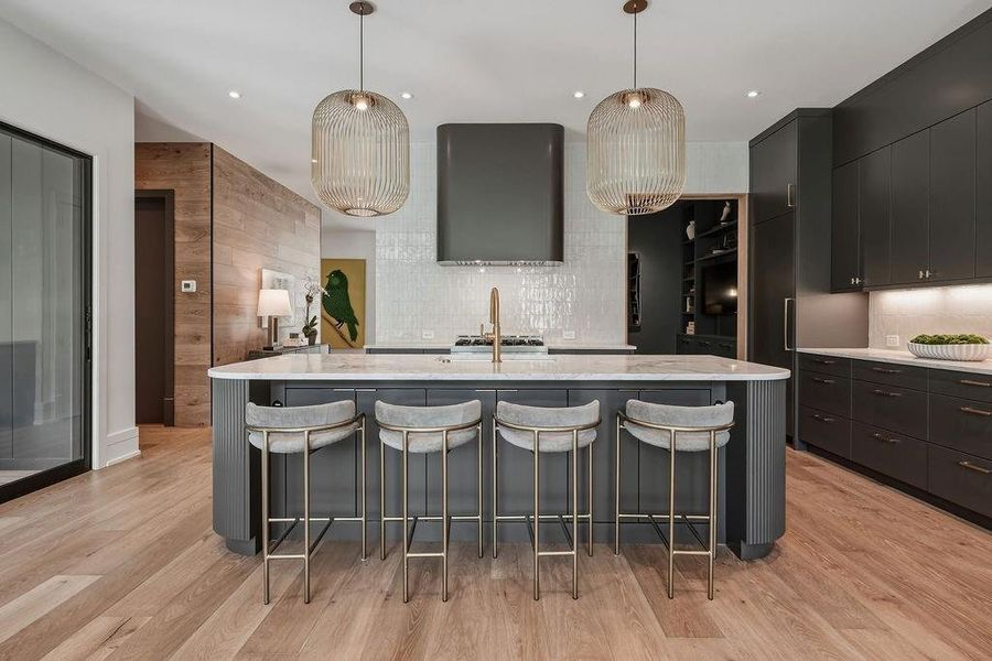 Furnished interior view inside a new home in , Atlanta (Image 9).