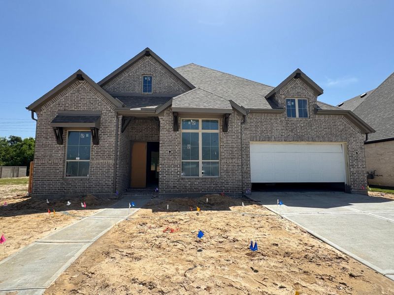 In-progress construction of a new home in Legacy, League City, TX (Image 24).
