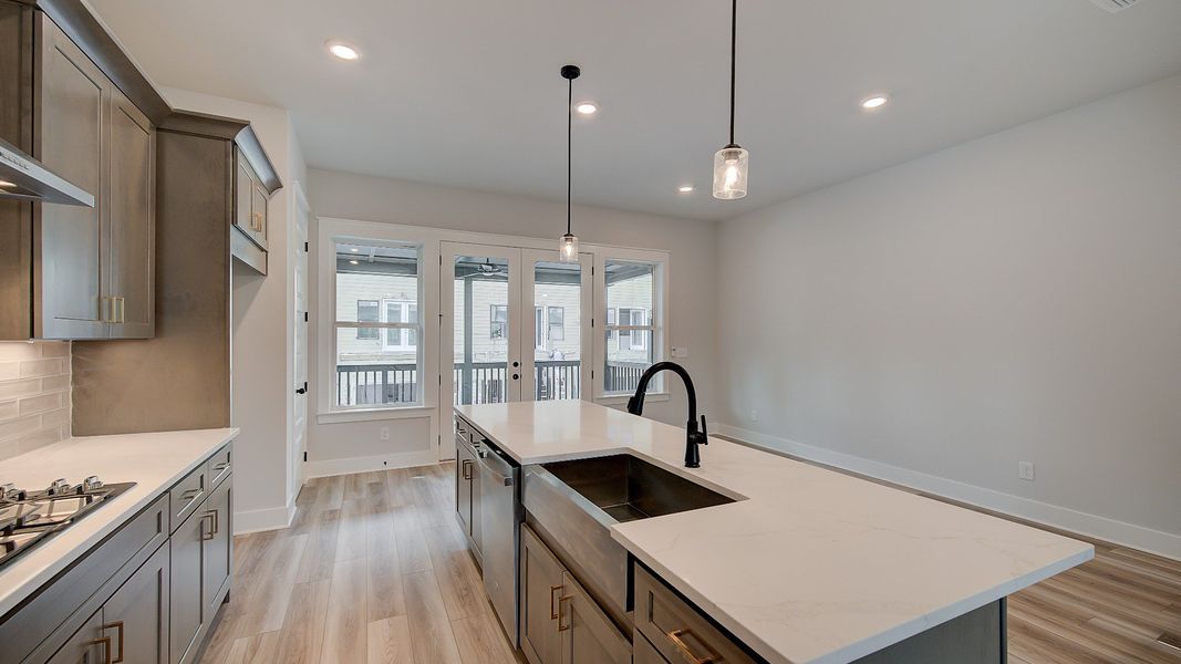 Furnished interior view inside a new home in Barrett Pointe, Kennesaw (Image 12).