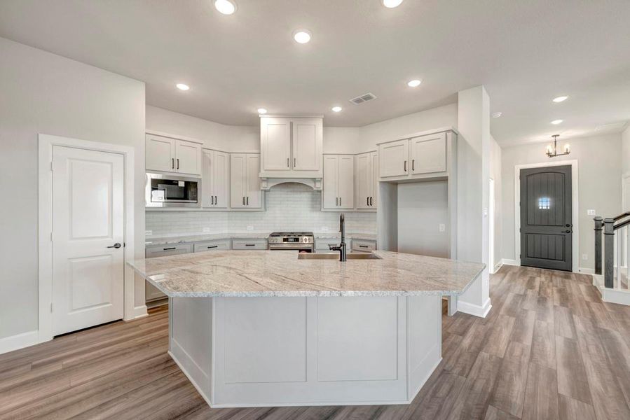 Furnished interior view inside a new home in Indigo - Enclave Collection, Richmond (Image 10).