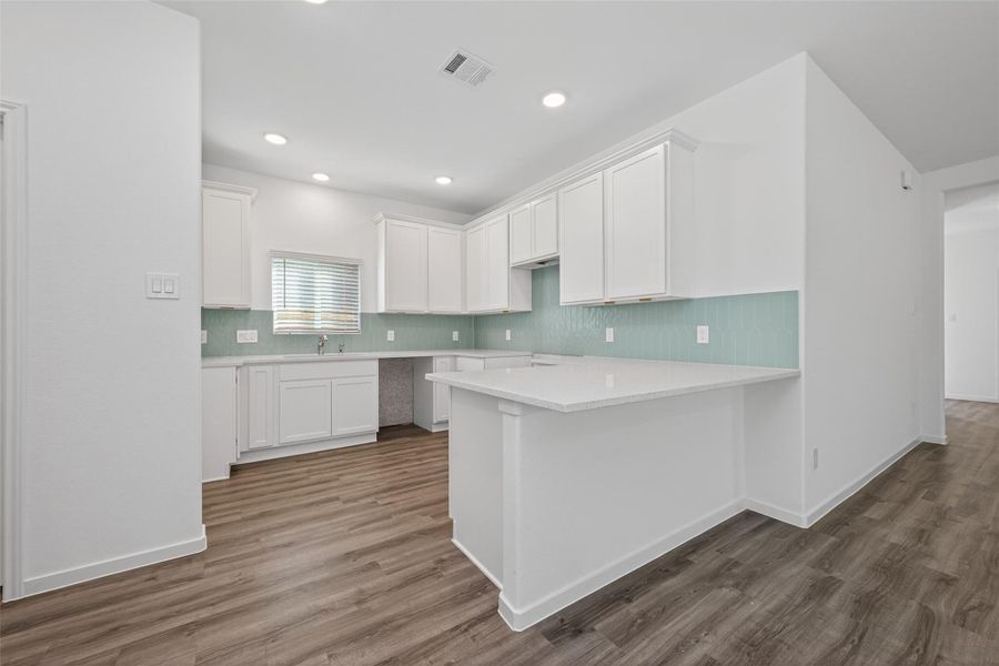 Furnished interior view inside a new home in Enclave at Willis, Willis (Image 5).