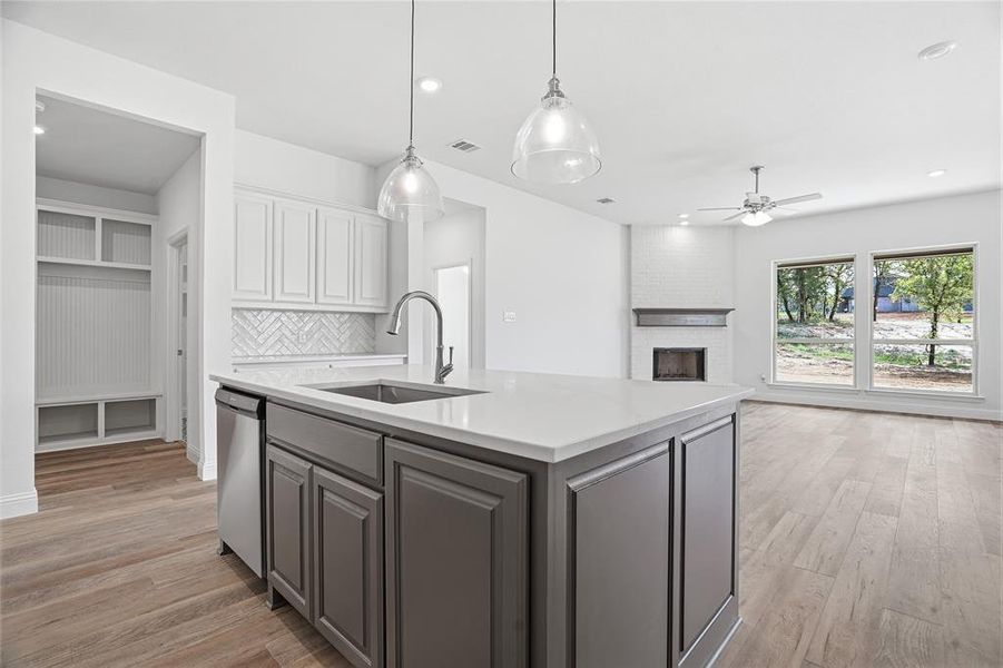 Furnished interior view inside a new home in Arbor Oaks, Boyd (Image 11).