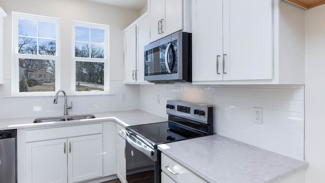 Furnished interior view inside a new home in Battle Bridge, Raleigh (Image 14).