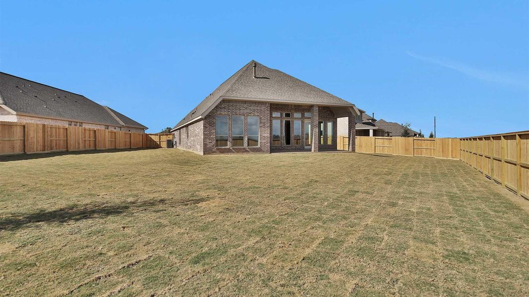 Exterior details and patio area of a home in Valencia 50', Manvel (Image 2). Exterior details and patio area of a home in Valencia 50', Manvel (Image 2).