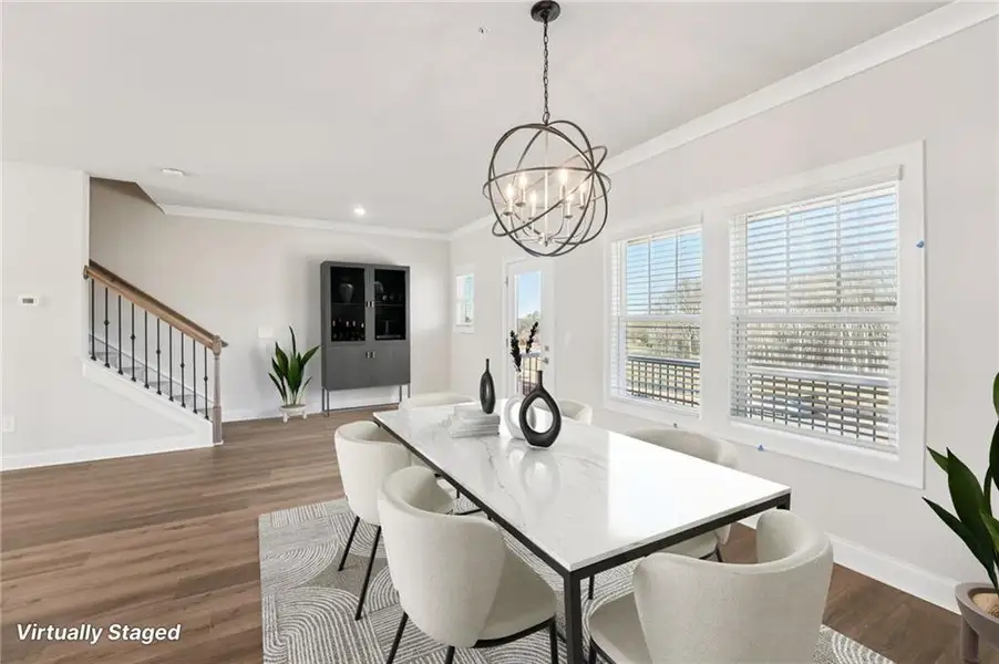 Furnished interior view inside a new home in , Cumming (Image 18).