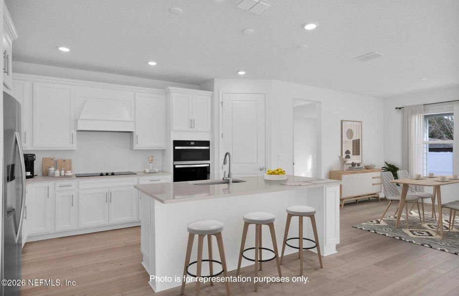 Furnished interior view inside a new home in Murray Farms, Middleburg (Image 8).