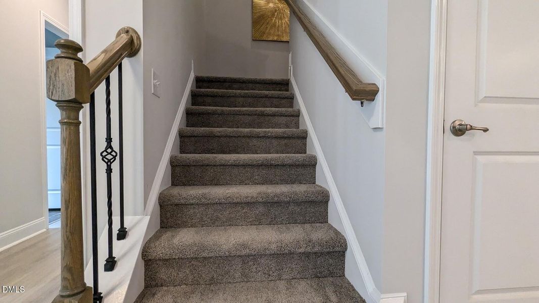 staircase to loft-franklinton