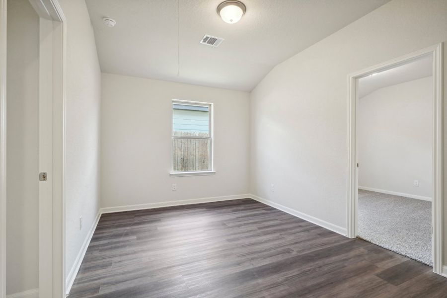 Game room in the Allen floorplan at a Meritage Homes community.