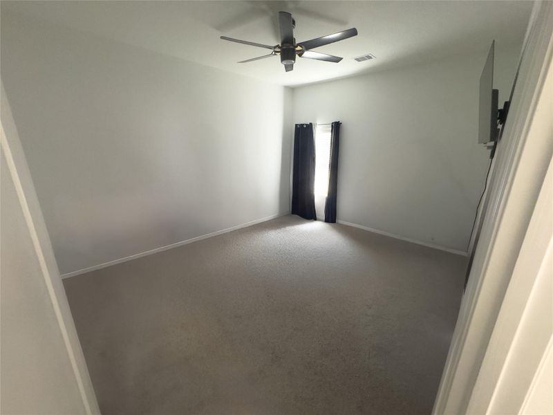 Principal Bedroom with high ceilings