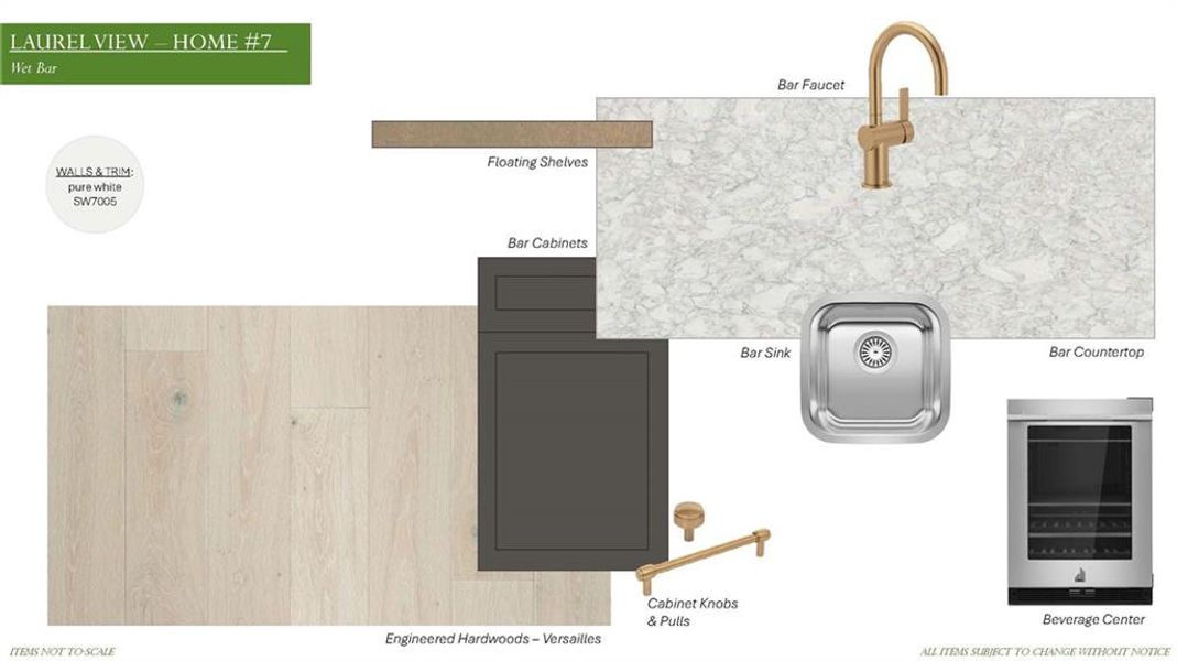 Sample of building materials used in homes in Laurel View, Suwanee (Image 56).