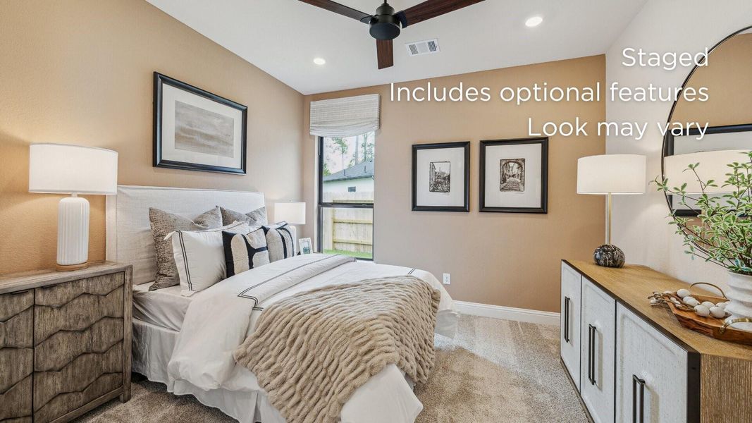 Furnished interior view inside a new home in Woodhavyn 50', Magnolia (Image 6).