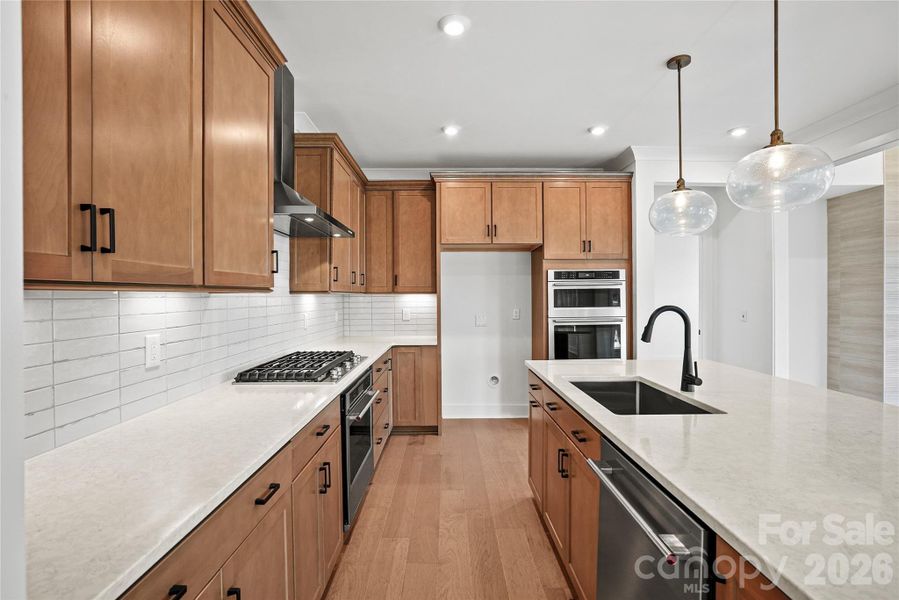 Furnished interior view inside a new home in Parkside Crossing, Charlotte (Image 5).