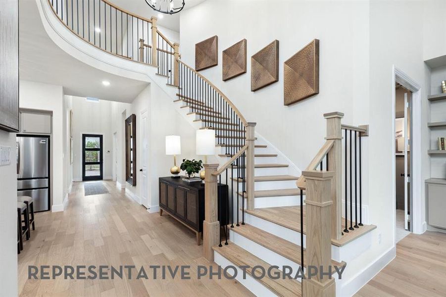 Furnished interior view inside a new home in Mosaic, Celina (Image 14).