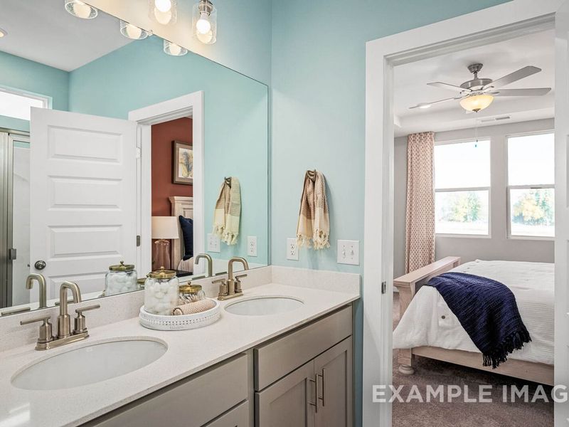 Representative furnished interior of a home built from the The Franklin C by Davidson Homes LLC in Calista Farms, White House (Image 28).