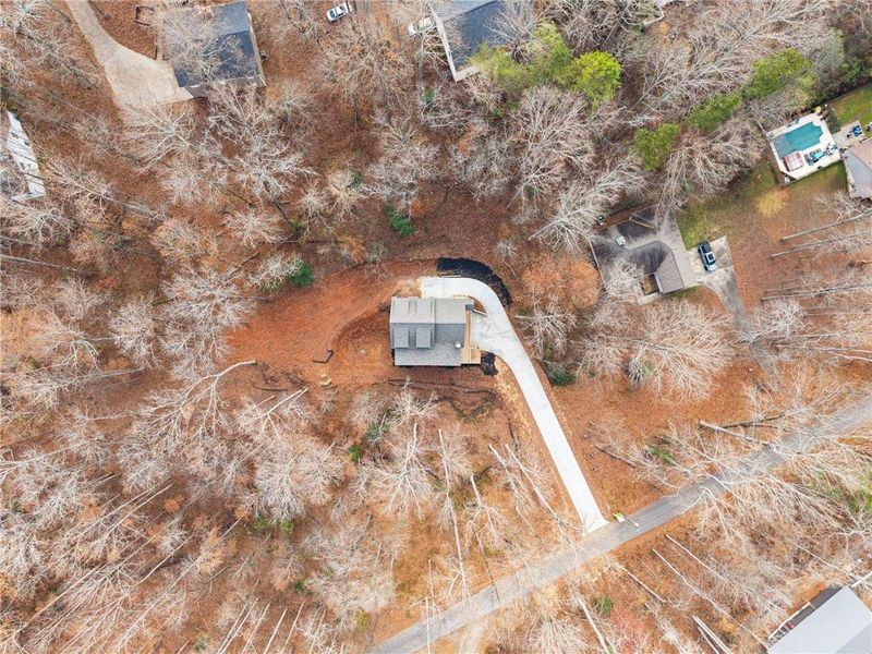 Front exterior of a new home in , Dawsonville, GA, highlighting curb appeal (Image 29).